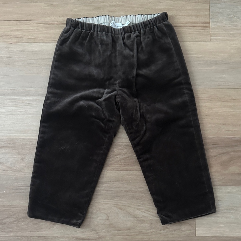 Bonpoint Brown Velvet Trousers